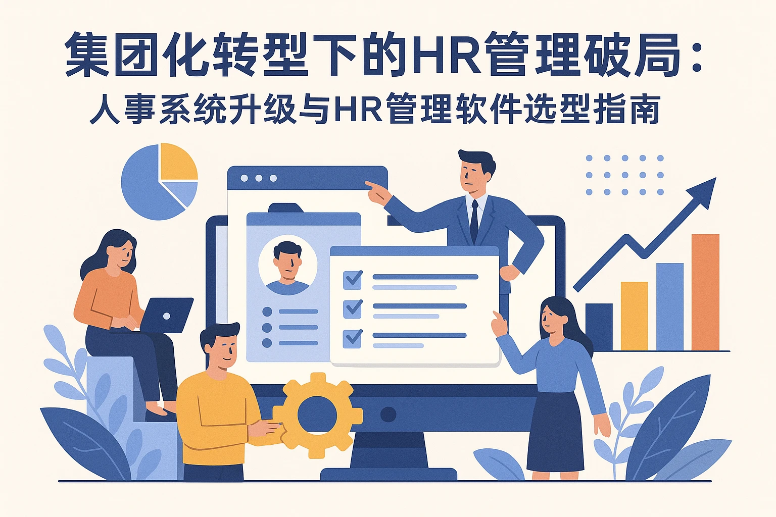 集团化转型下的HR管理破局：人事系统升级与HR管理软件选型指南