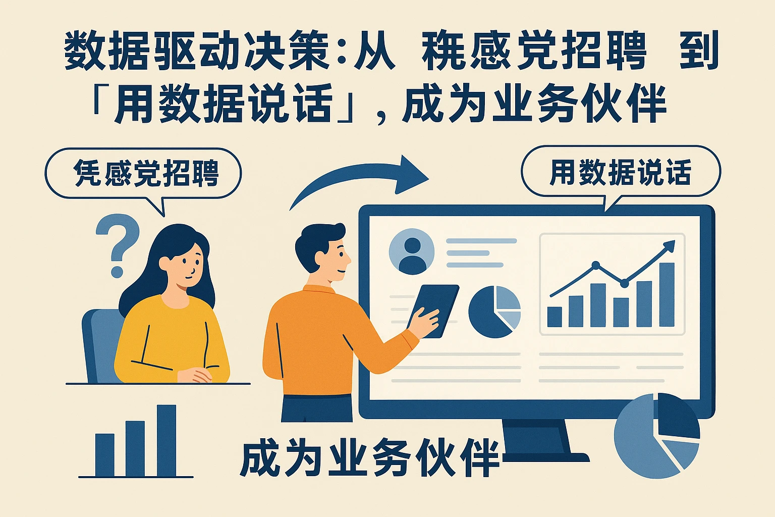 2. 数据驱动决策：从“凭感觉招聘”到“用数据说话”，成为业务伙伴