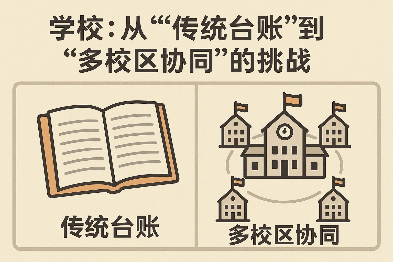 2. 学校：从“传统台账”到“多校区协同”的挑战