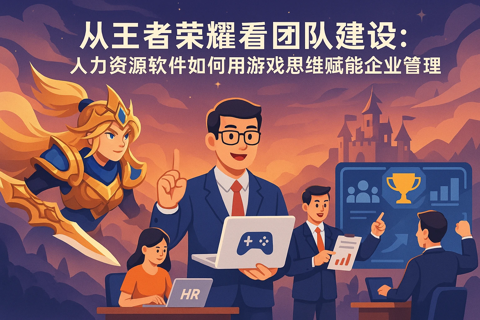 从王者荣耀看团队建设：人力资源软件如何用游戏思维赋能企业管理