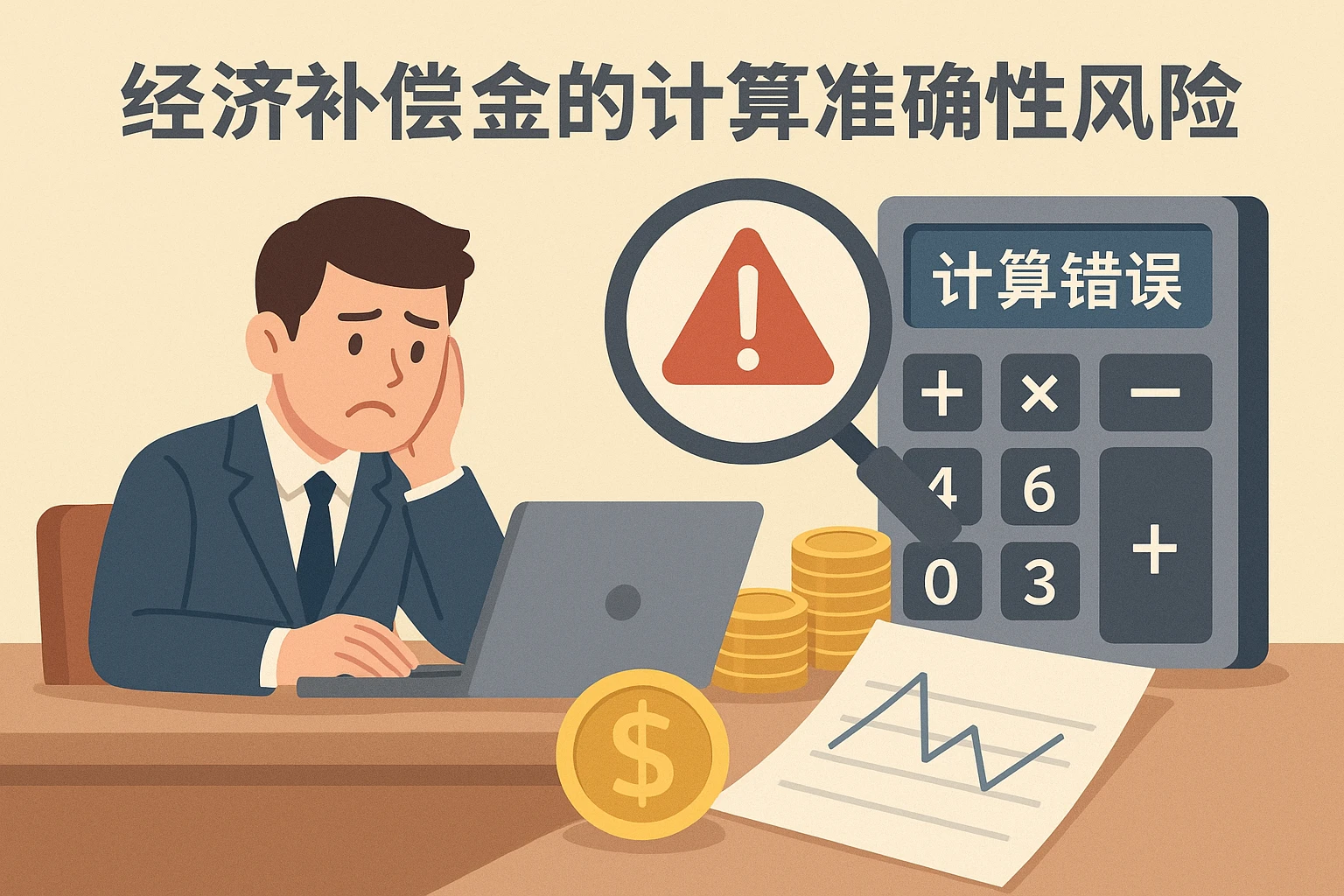 2. 经济补偿金的计算准确性风险