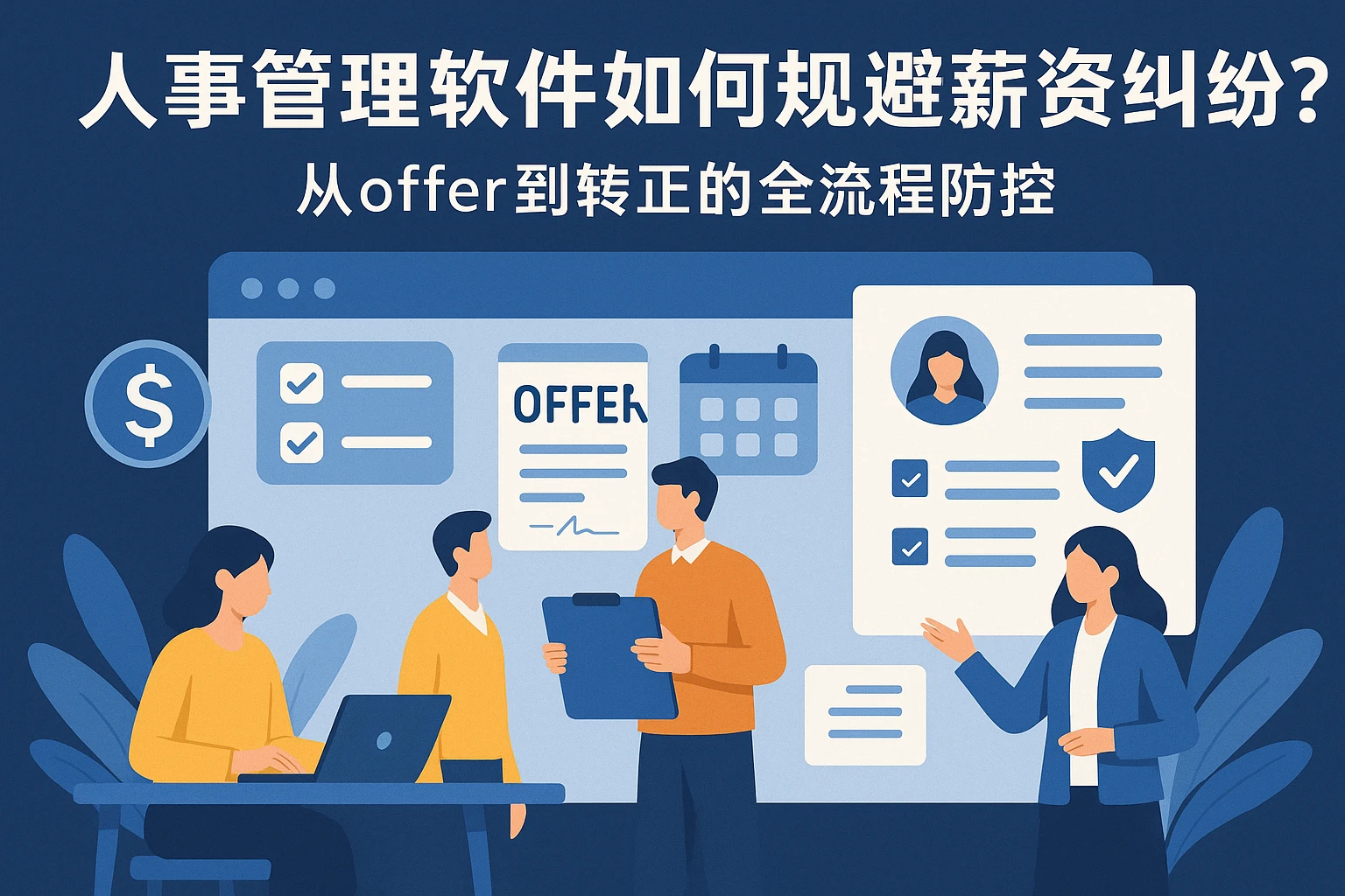人事管理软件如何规避薪资纠纷？从offer到转正的全流程防控