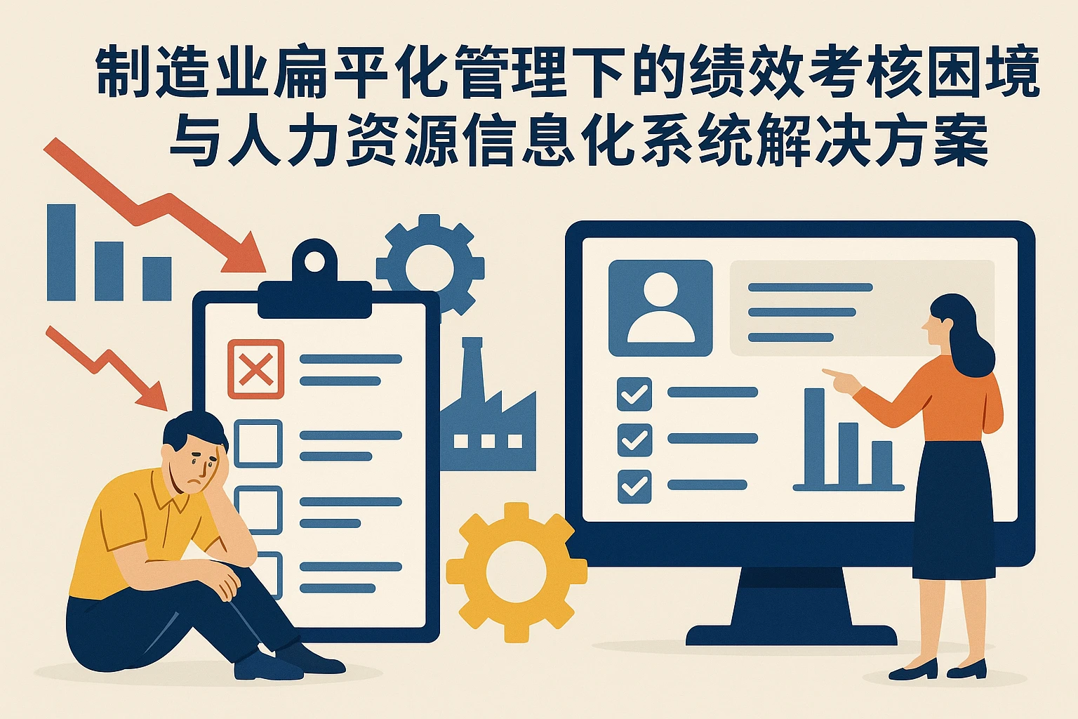 制造业扁平化管理下的绩效考核困境与人力资源信息化系统解决方案