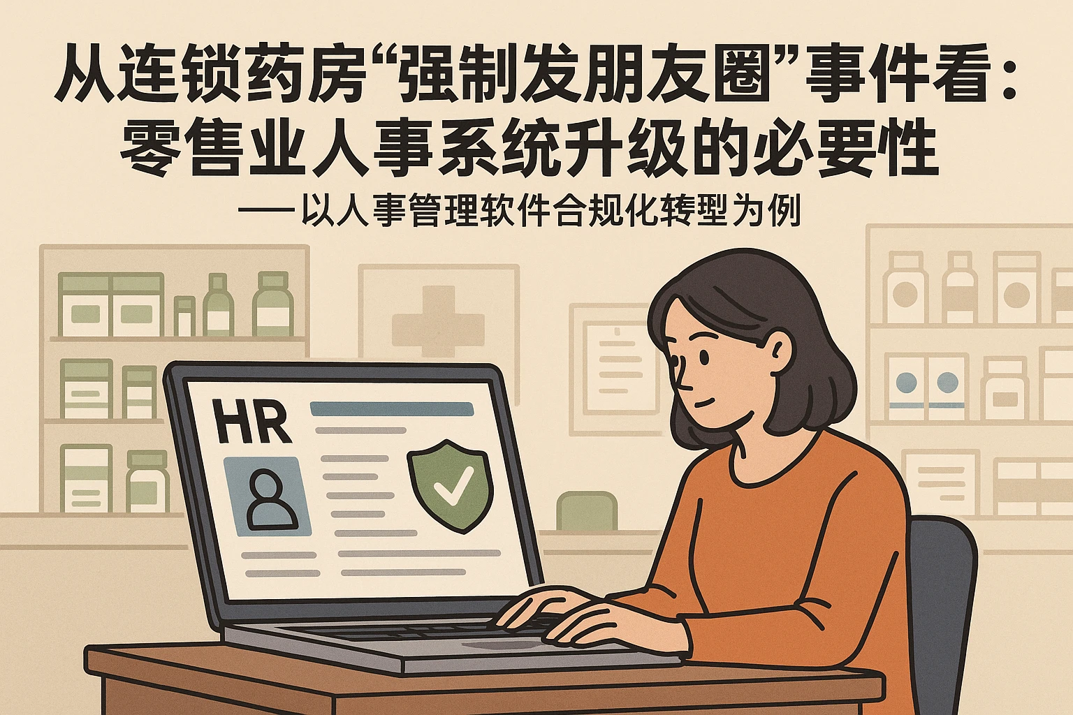 从连锁药房“强制发朋友圈”事件看：零售业人事系统升级的必要性——以人事管理软件合规化转型为例