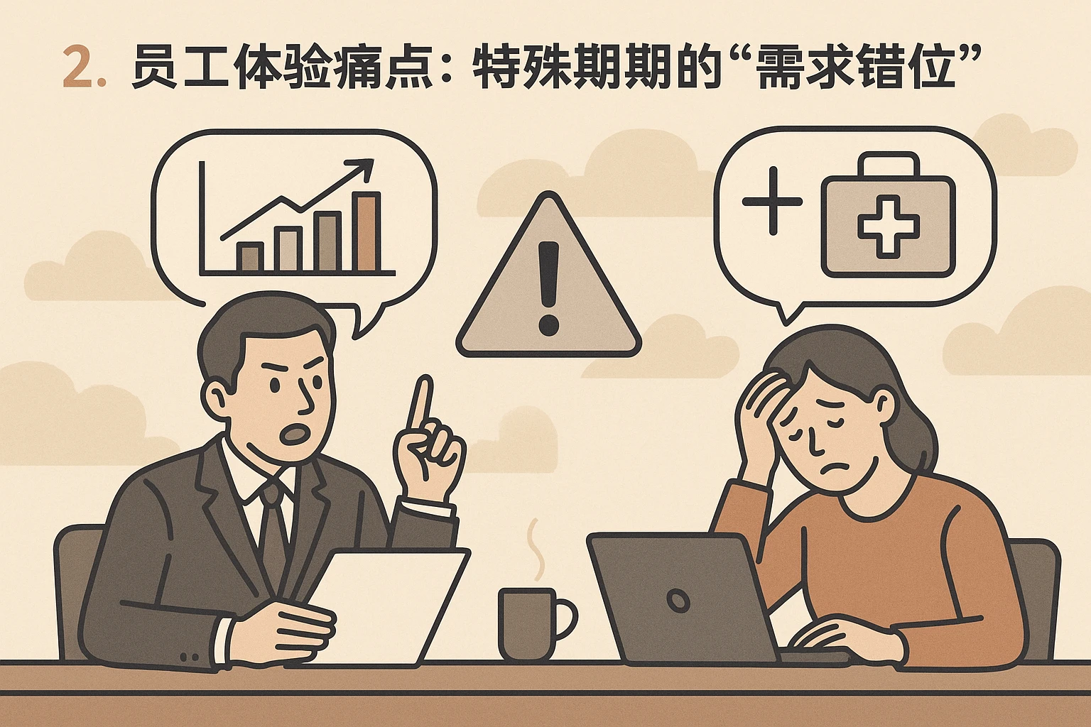 2. 员工体验痛点：特殊时期的“需求错位”