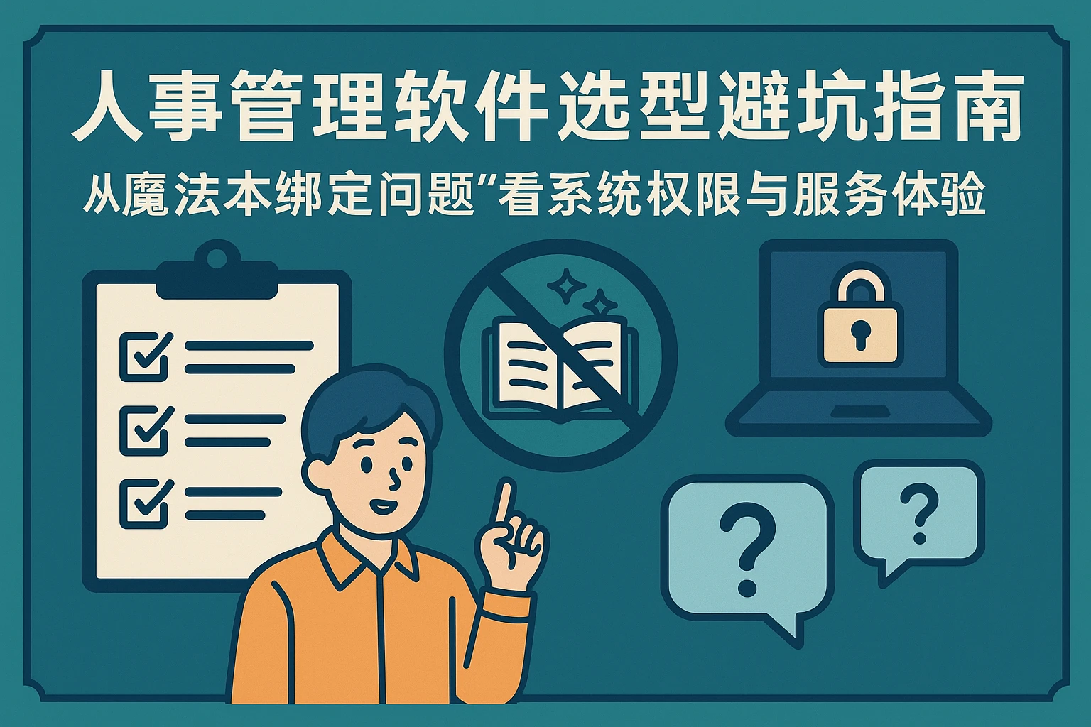 人事管理软件选型避坑指南：从“魔法本绑定问题”看系统权限与服务体验