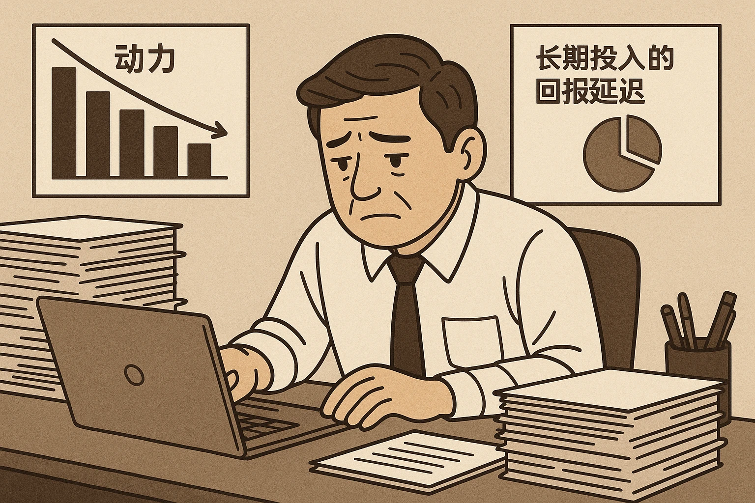 2. 老员工的“动力衰减”：长期投入的回报延迟
