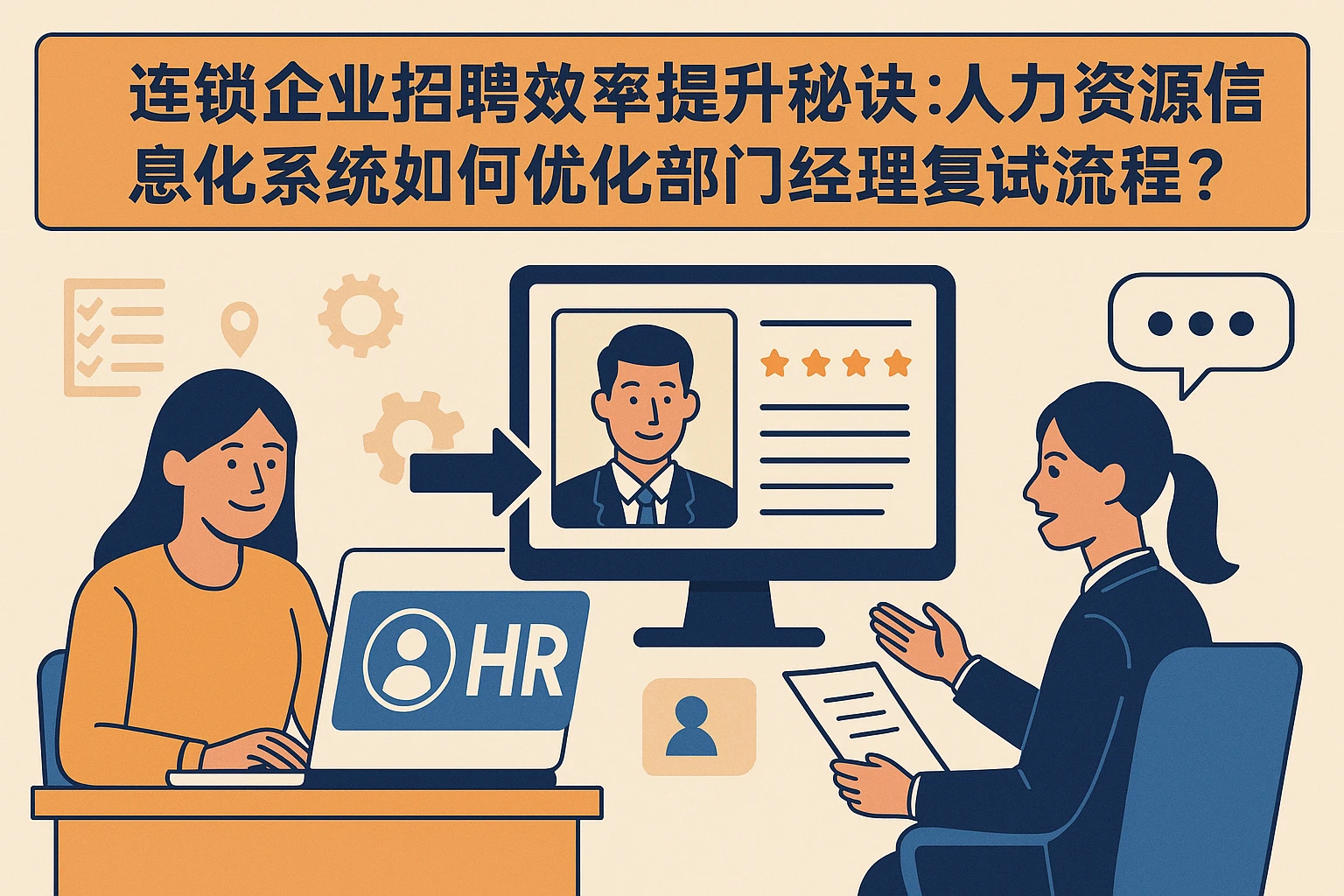 连锁企业招聘效率提升秘诀：人力资源信息化系统如何优化部门经理复试流程？