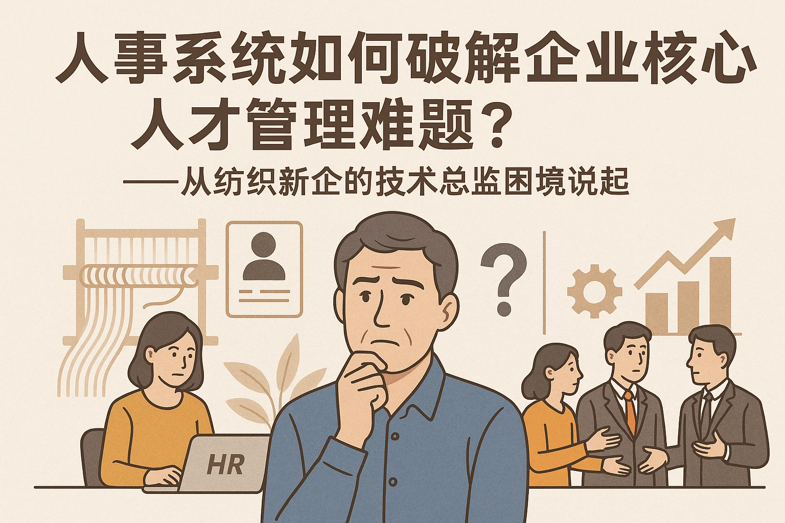 人事系统如何破解企业核心人才管理难题？——从纺织新企的技术总监困境说起