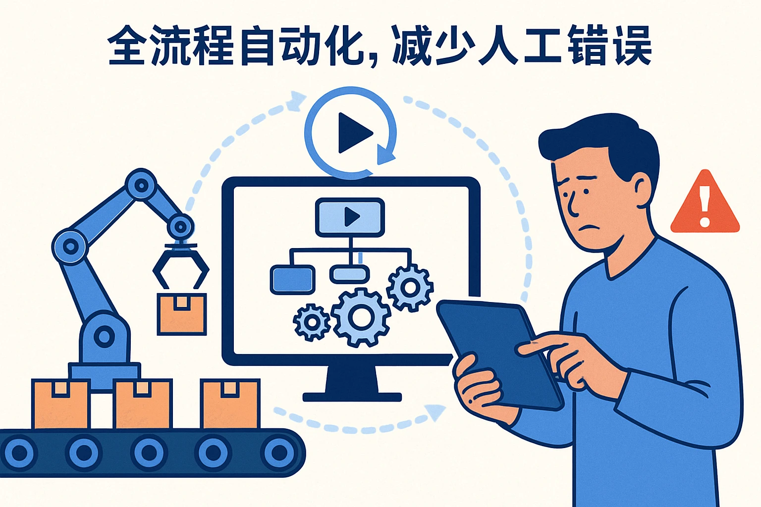 2. 全流程自动化，减少人工错误