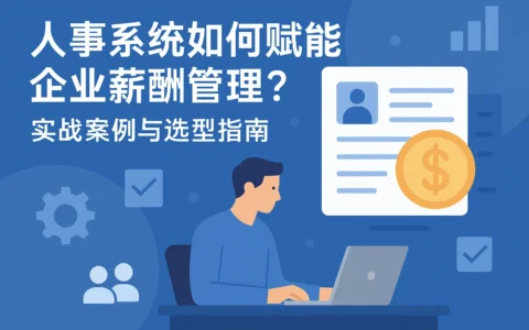 人事系统如何赋能企业薪酬管理？实战案例与选型指南