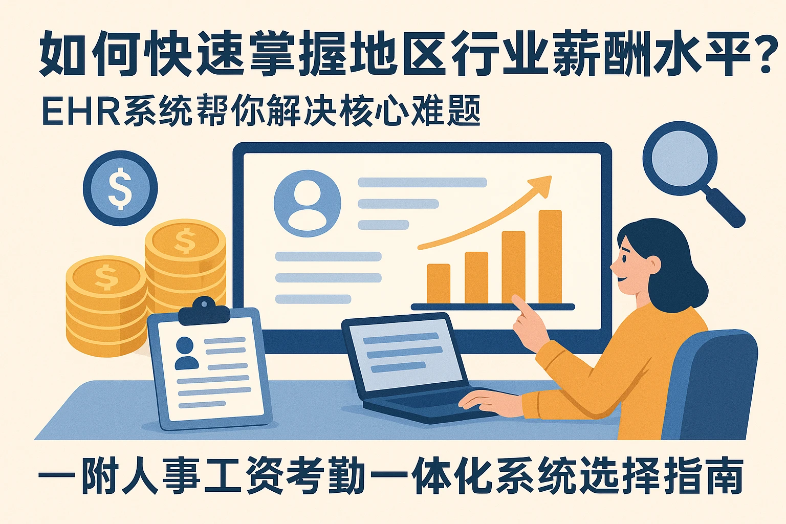 如何快速掌握地区行业薪酬水平？ehr系统帮你解决核心难题——附人事工资考勤一体化系统选择指南