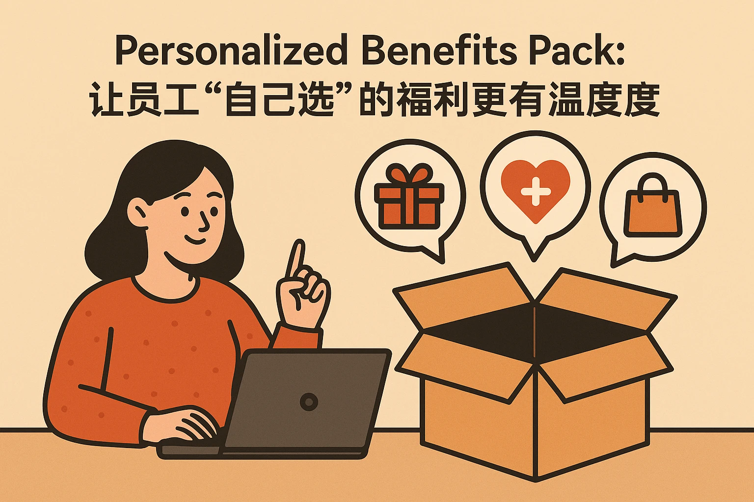 2. 个性化福利包：让员工“自己选”的福利更有温度