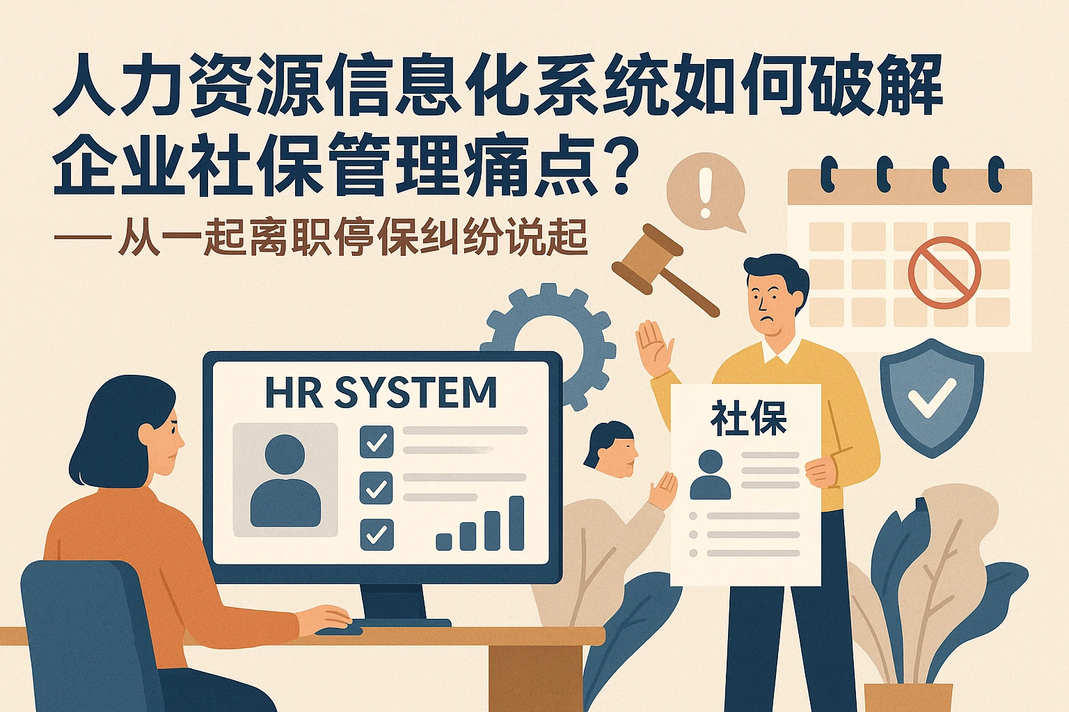 人力资源信息化系统如何破解企业社保管理痛点？——从一起离职停保纠纷说起