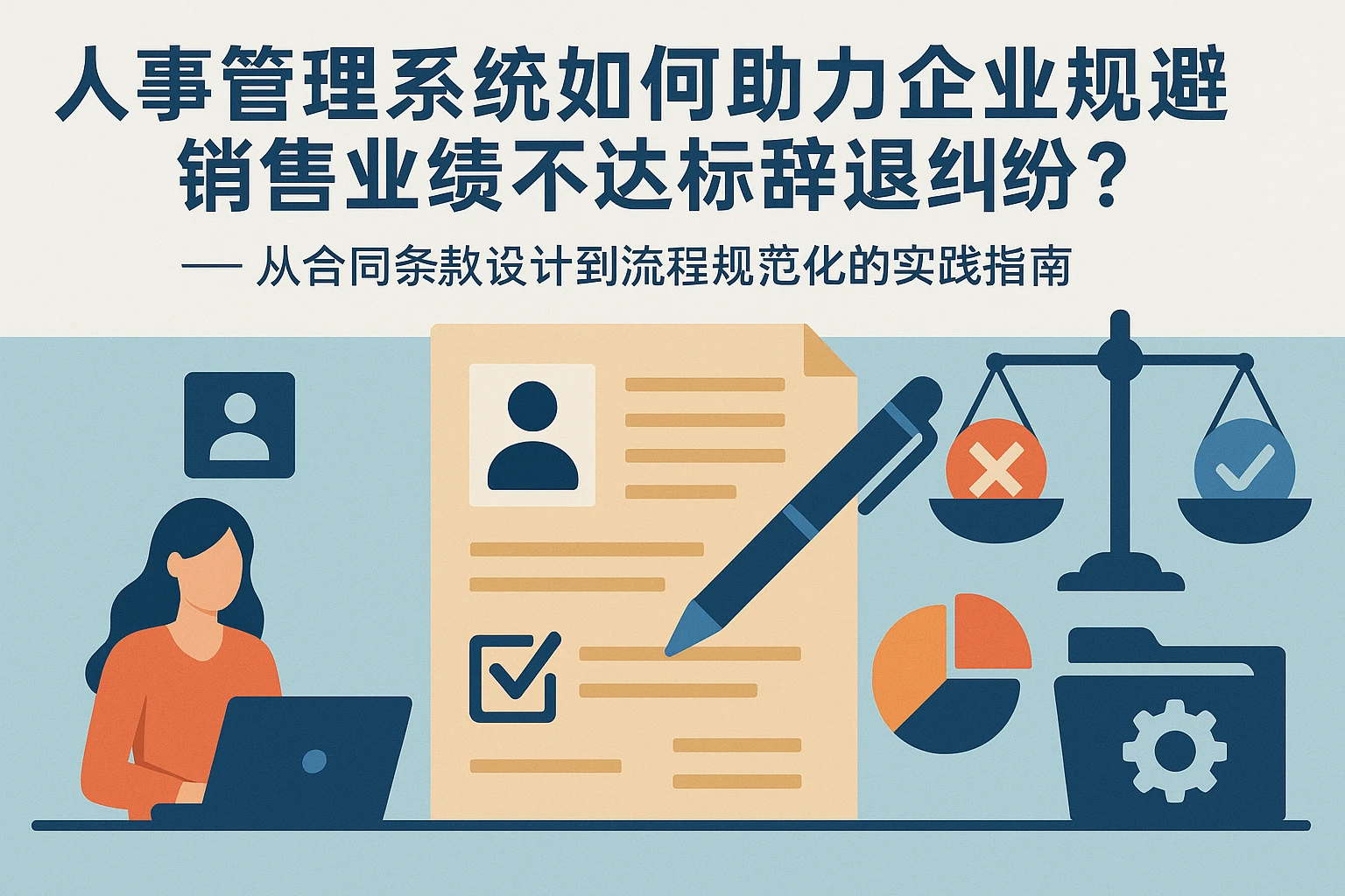 人事管理系统如何助力企业规避销售业绩不达标辞退纠纷？——从合同条款设计到流程规范化的实践指南