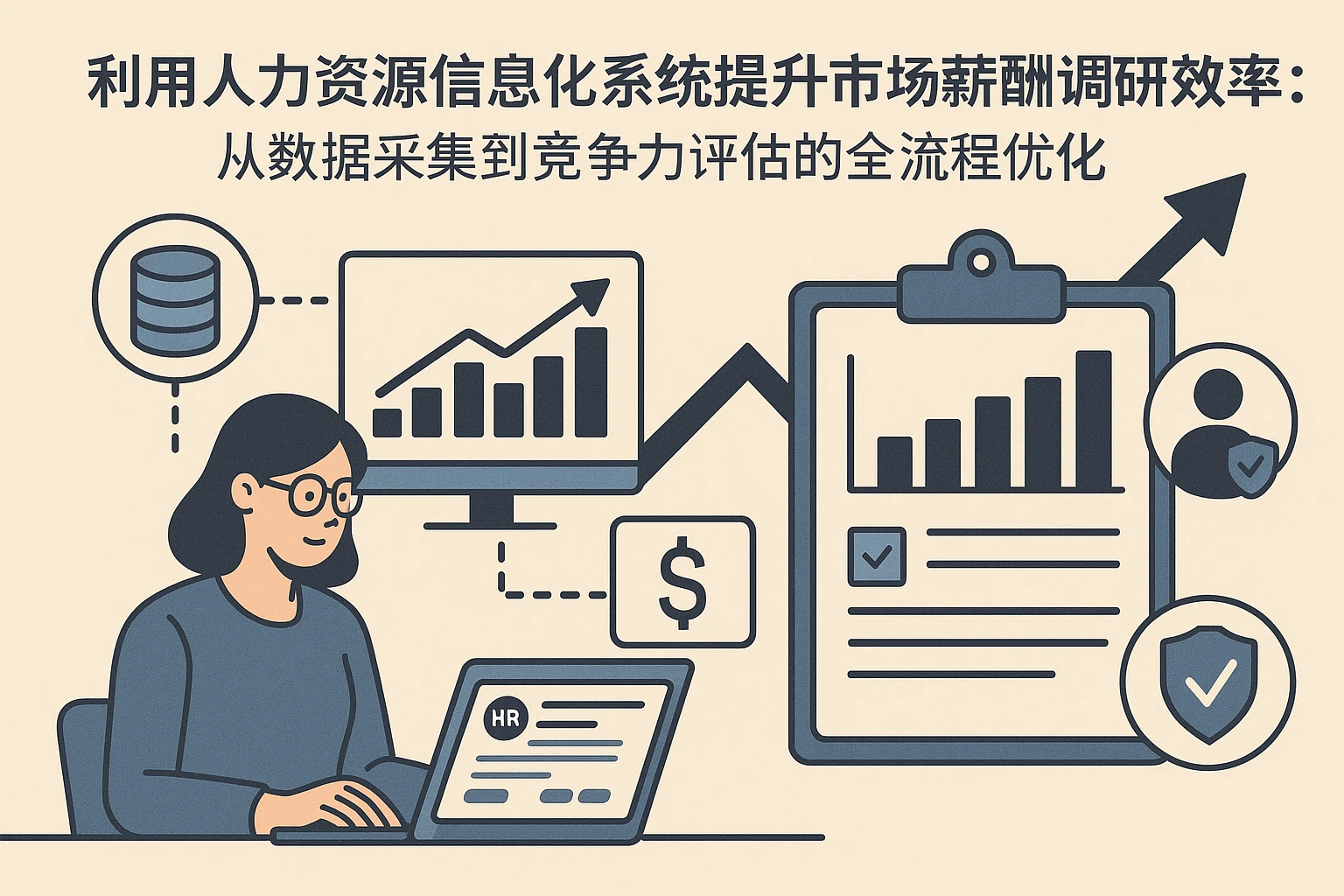 利用人力资源信息化系统提升市场薪酬调研效率：从数据采集到竞争力评估的全流程优化