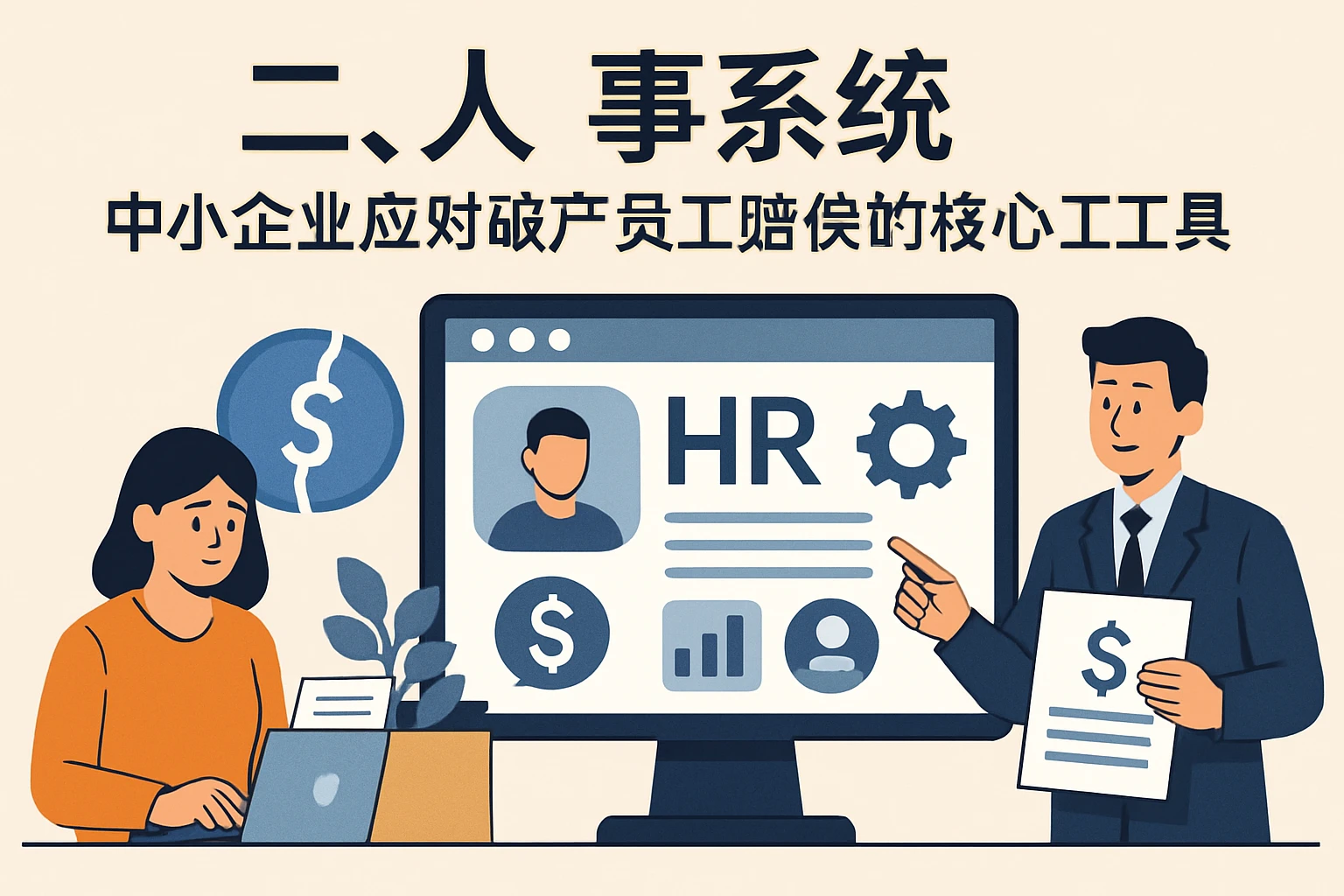 二、人事系统：中小企业应对破产员工赔偿的核心工具