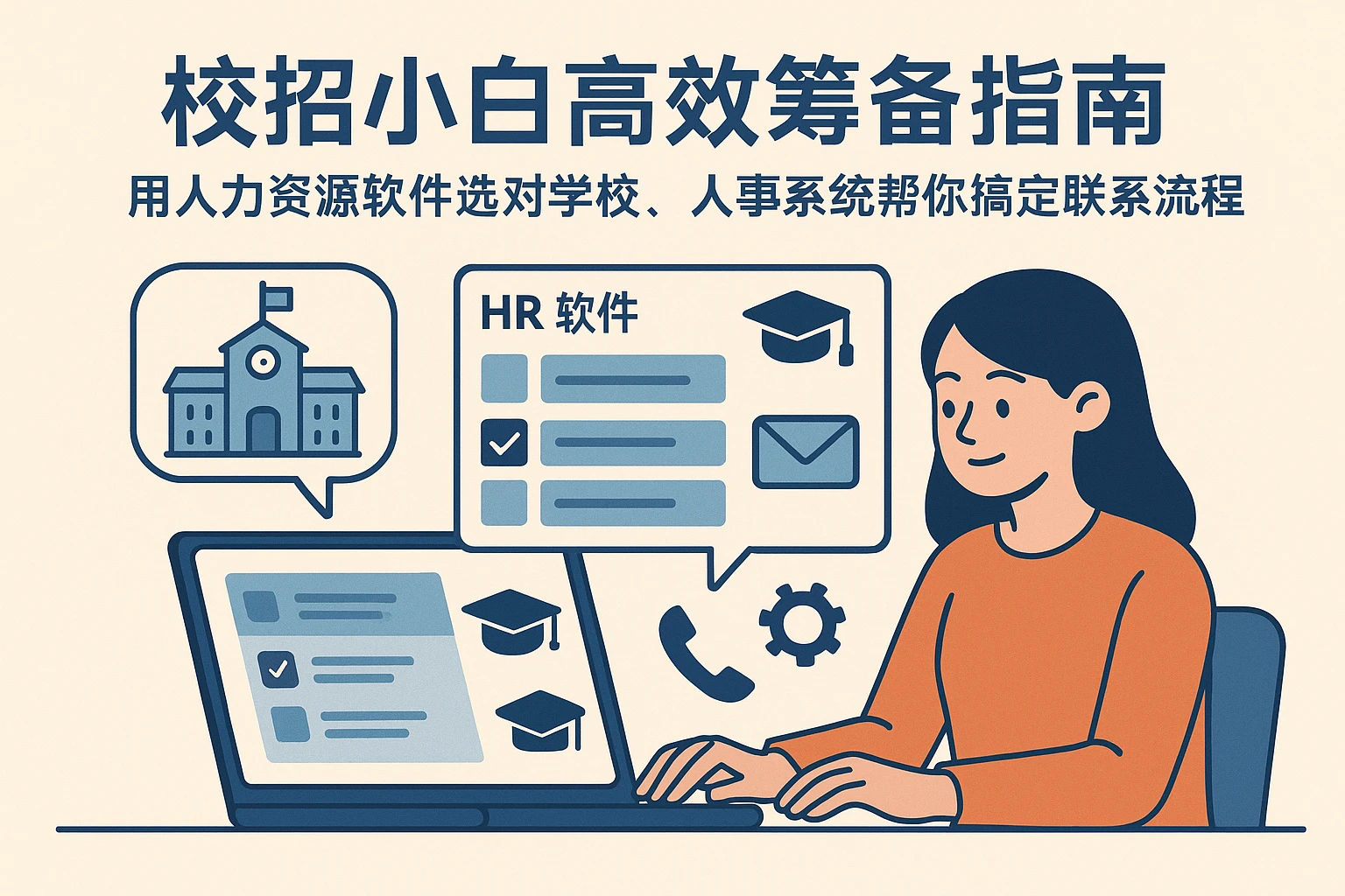校招小白高效筹备指南：用人力资源软件选对学校，人事系统帮你搞定联系流程