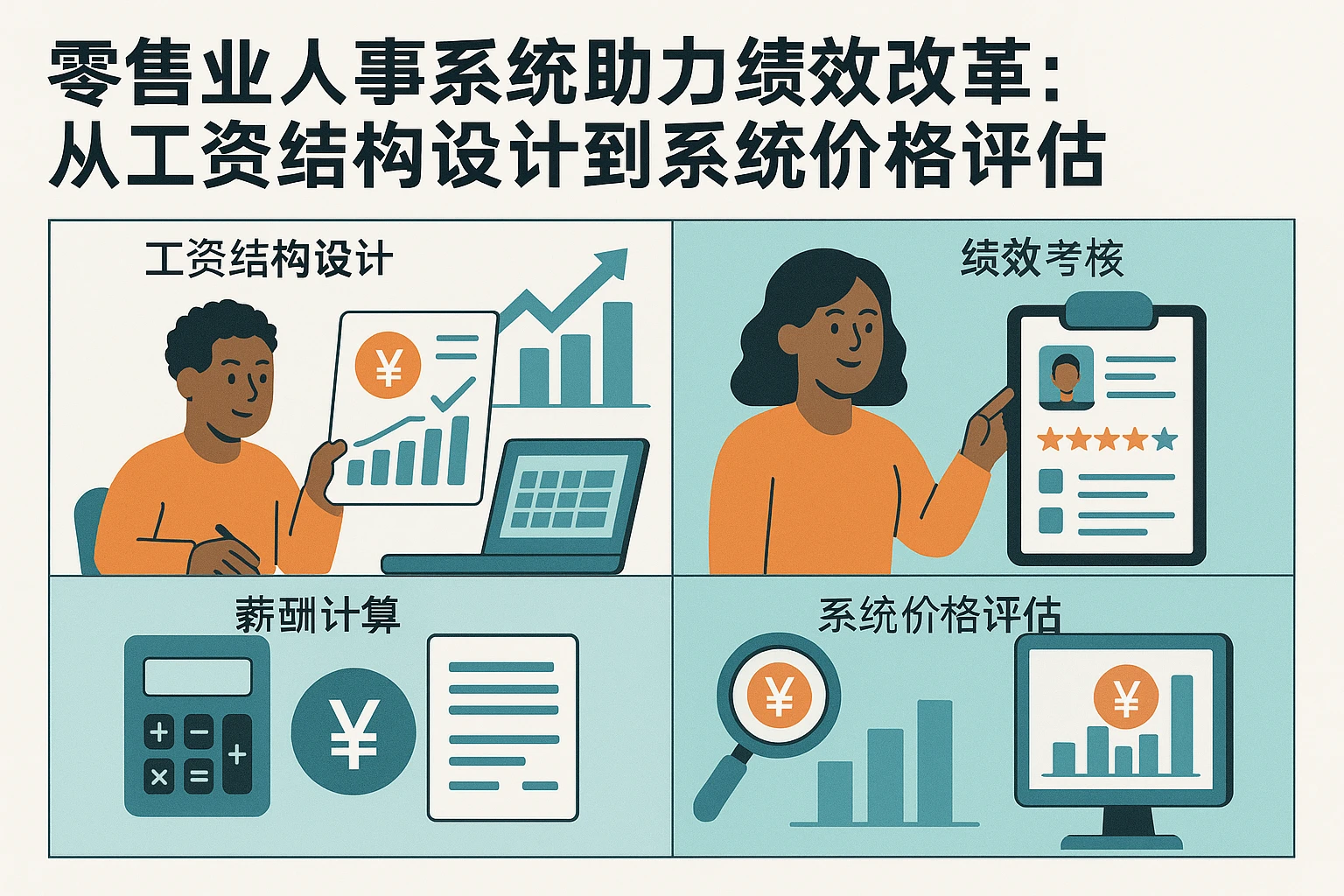 零售业人事系统助力绩效改革：从工资结构设计到系统价格评估