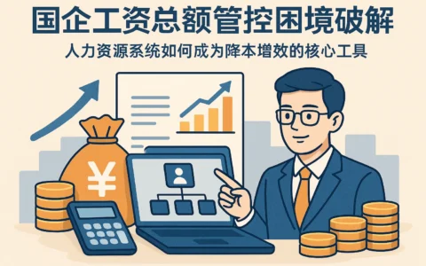 国企工资总额管控困境破解：人力资源系统如何成为降本增效的核心工具