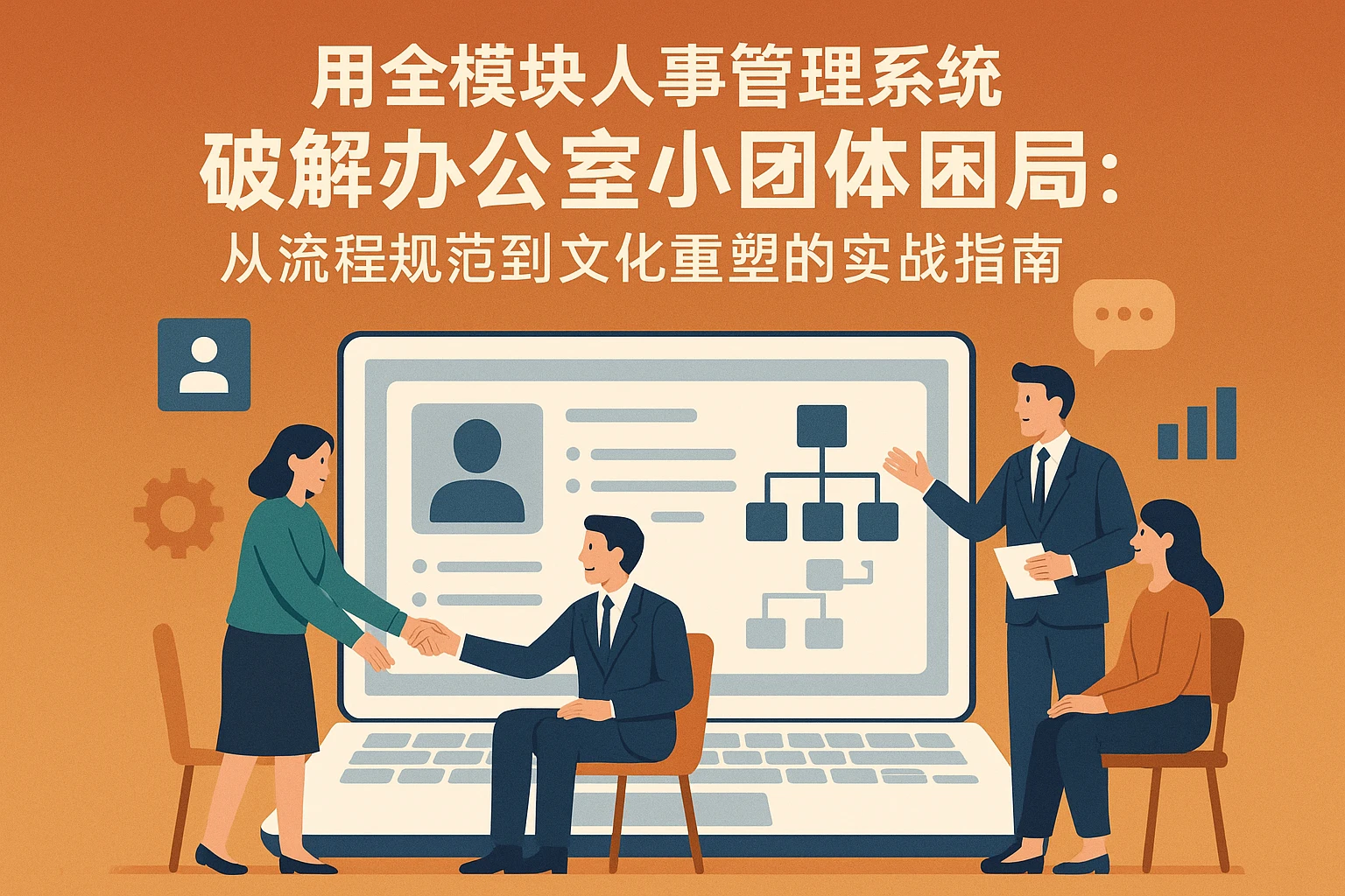 用全模块人事管理系统破解办公室小团体困局：从流程规范到文化重塑的实战指南