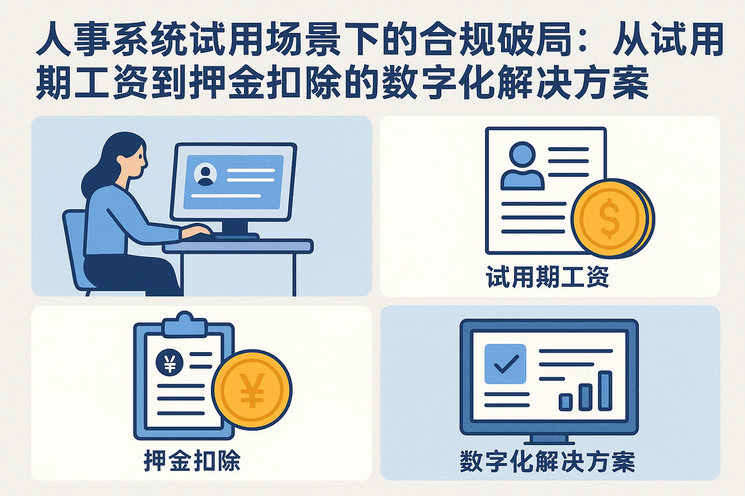 人事系统试用场景下的合规破局：从试用期工资到押金扣除的数字化解决方案