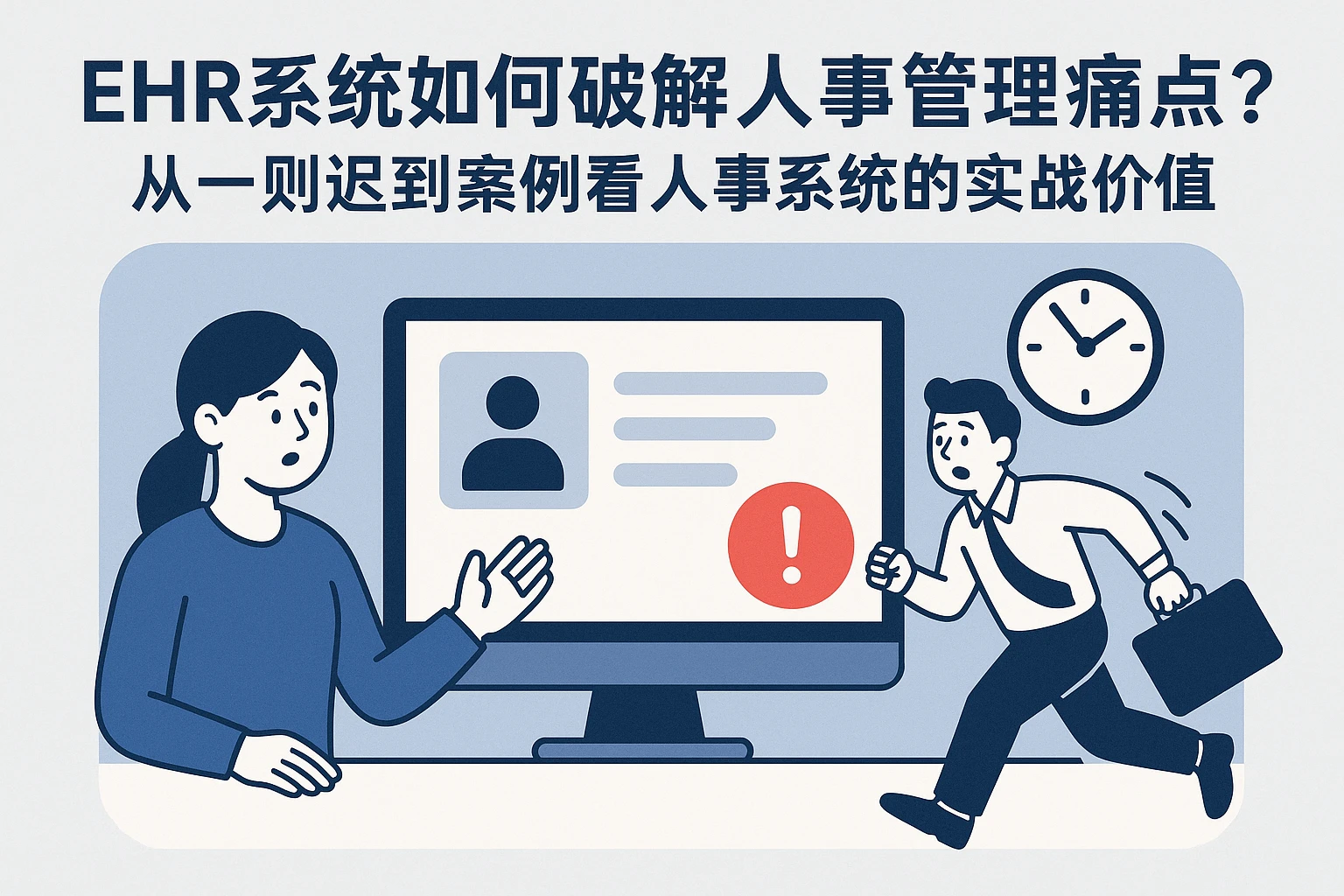 EHR系统如何破解人事管理痛点？从一则迟到案例看人事系统的实战价值
