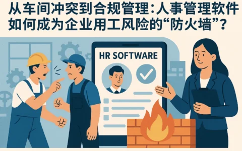 从车间冲突到合规管理：人事管理软件如何成为企业用工风险的“防火墙”？