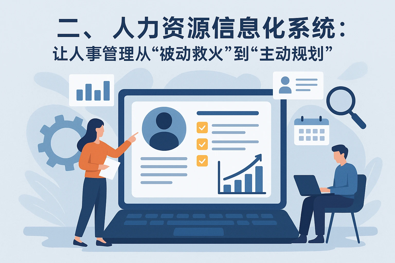 二、人力资源信息化系统：让人事管理从“被动救火”到“主动规划”