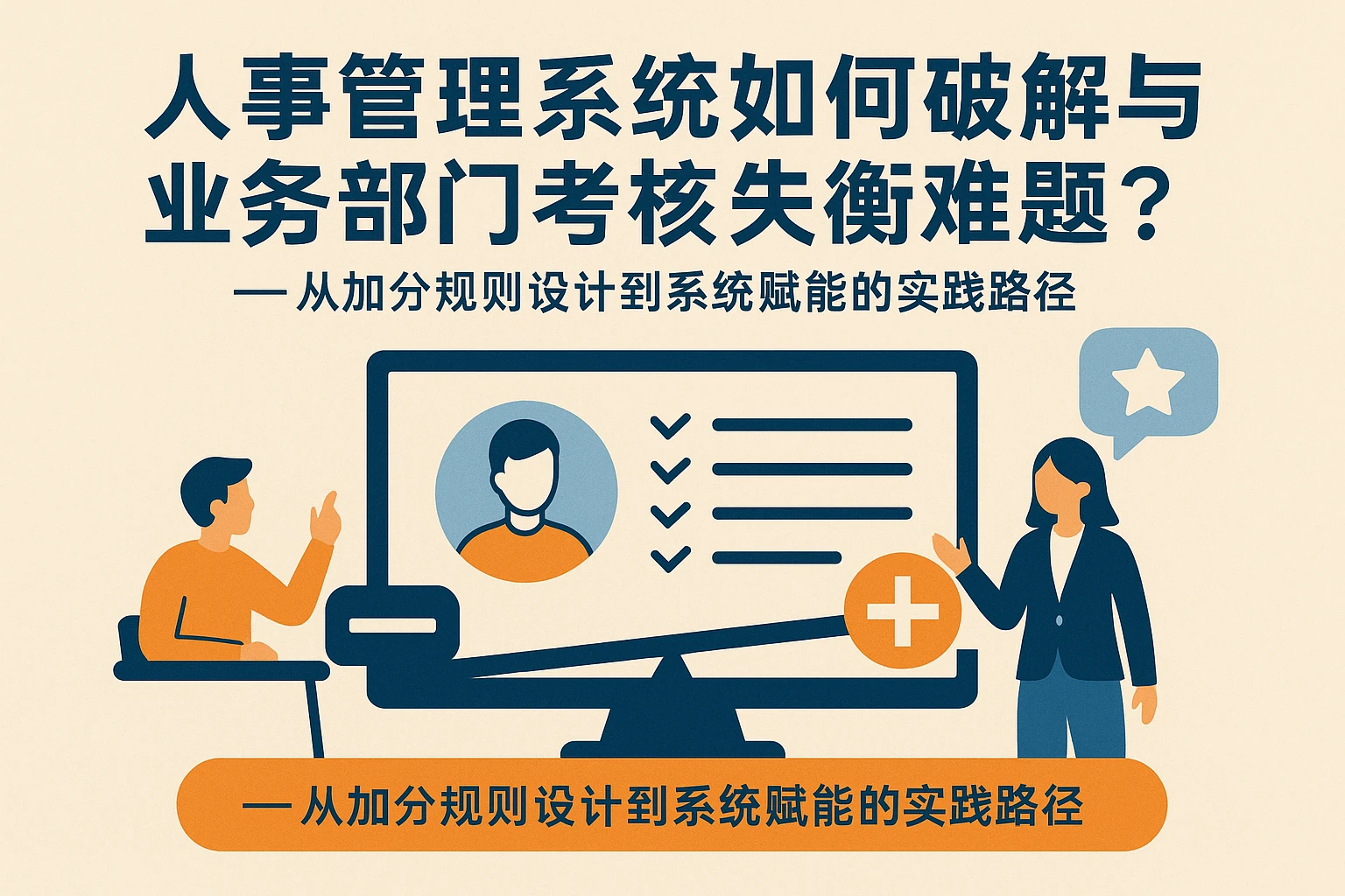 人事管理系统如何破解职能与业务部门考核失衡难题？——从加分规则设计到系统赋能的实践路径