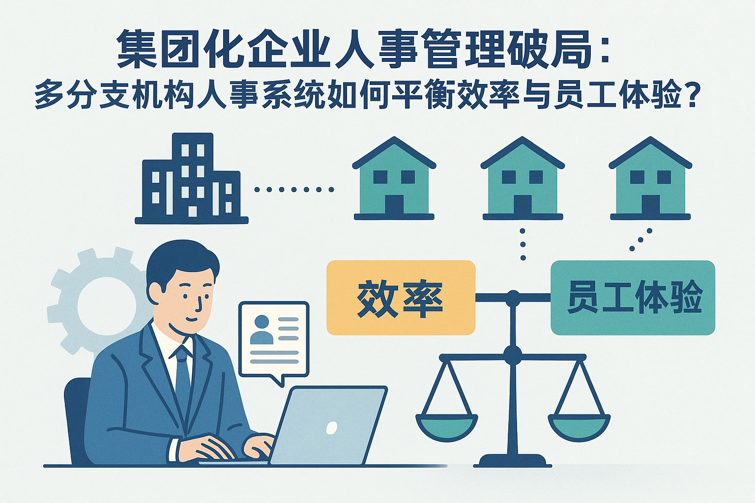 集团化企业人事管理破局：多分支机构人事系统如何平衡效率与员工体验？