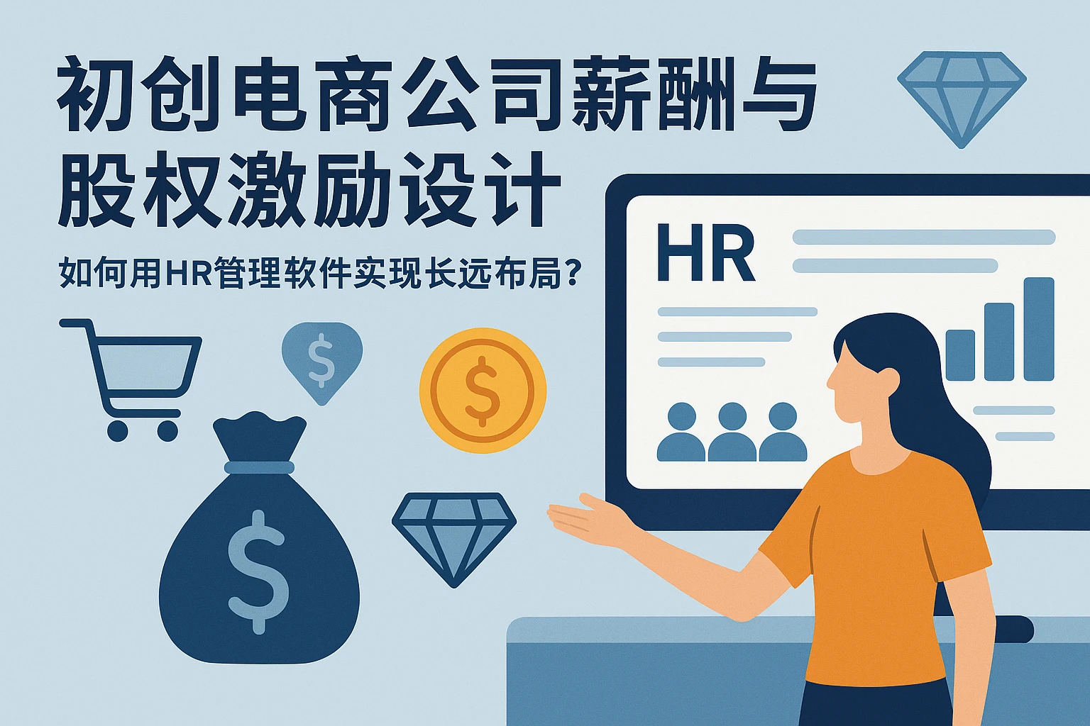 初创电商公司薪酬与股权激励设计：如何用HR管理软件实现长远布局？