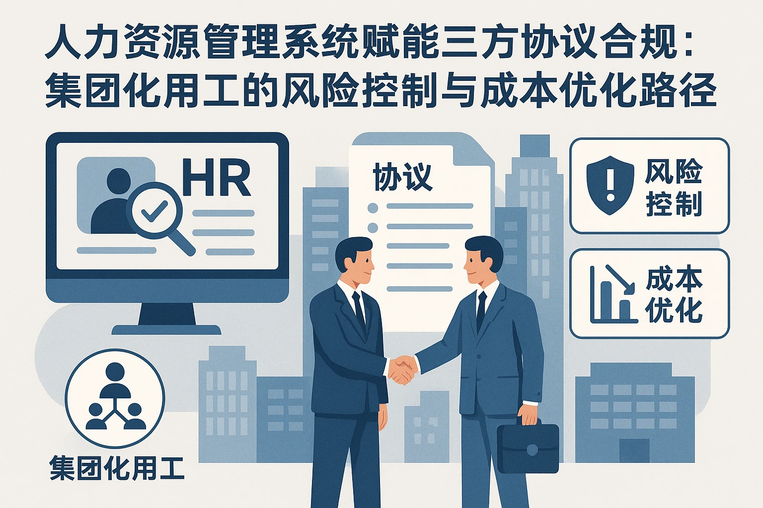 人力资源管理系统赋能三方协议合规：集团化用工的风险控制与成本优化路径