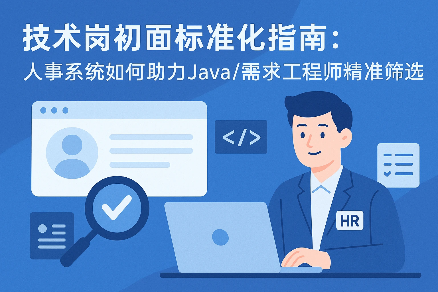 技术岗初面标准化指南：人事系统如何助力Java/需求工程师精准筛选