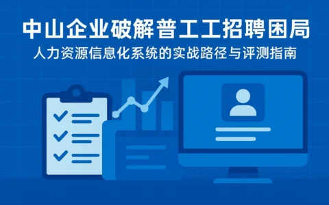 中山企业破解普工招聘困局：人力资源信息化系统的实战路径与评测指南