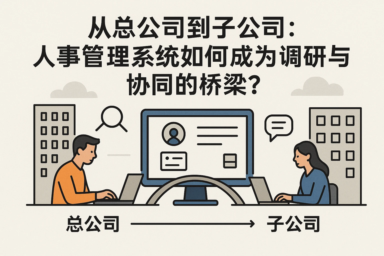 从总公司到子公司：人事管理系统如何成为调研与协同的桥梁？