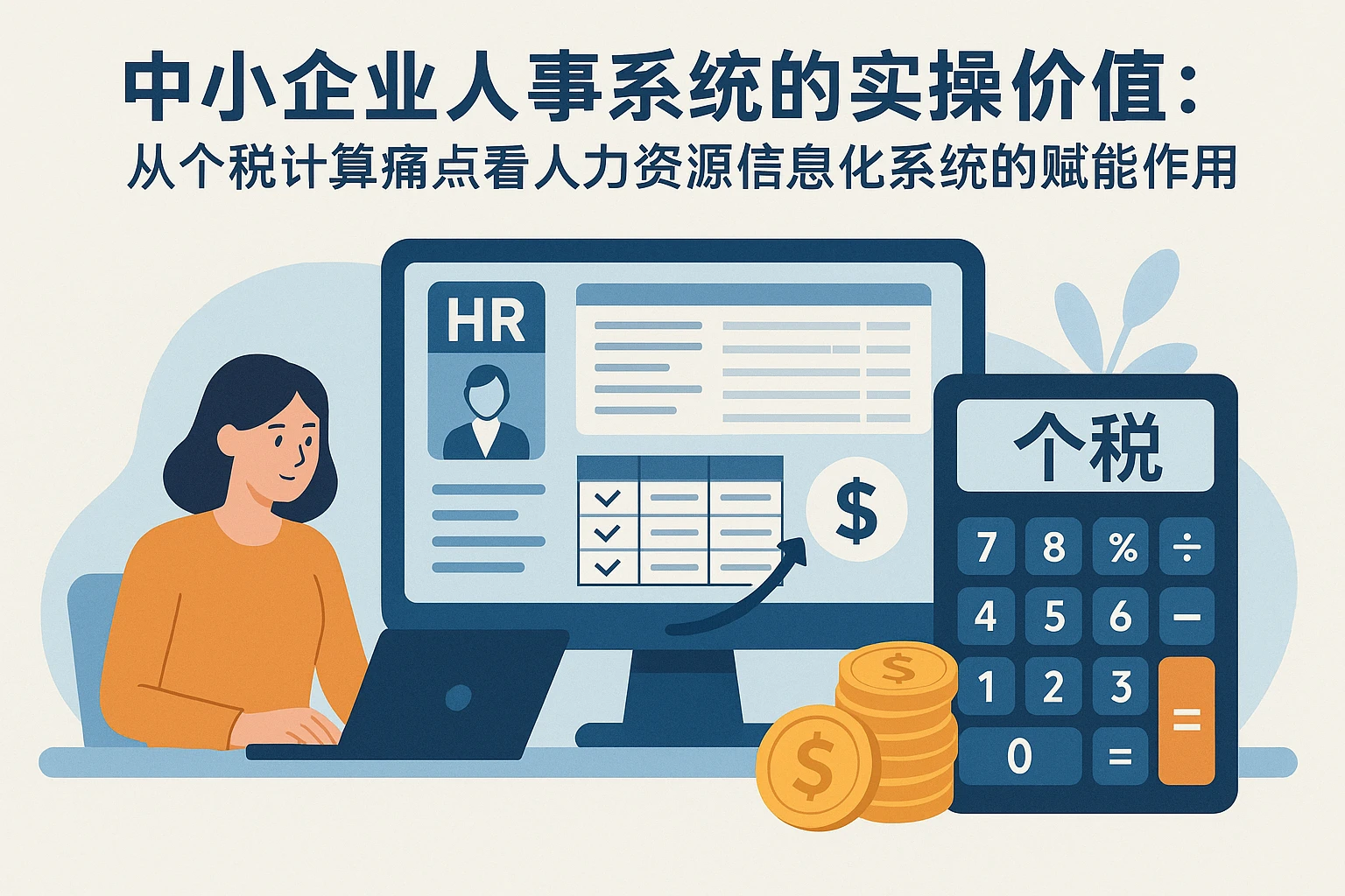 中小企业人事系统的实操价值：从个税计算痛点看人力资源信息化系统的赋能作用