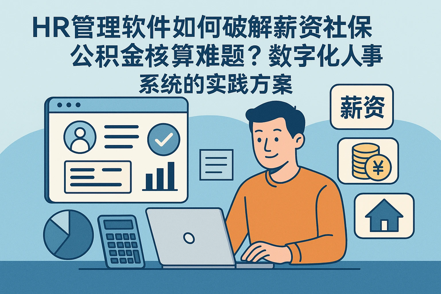 HR管理软件如何破解薪资社保公积金核算难题？数字化人事系统的实践方案