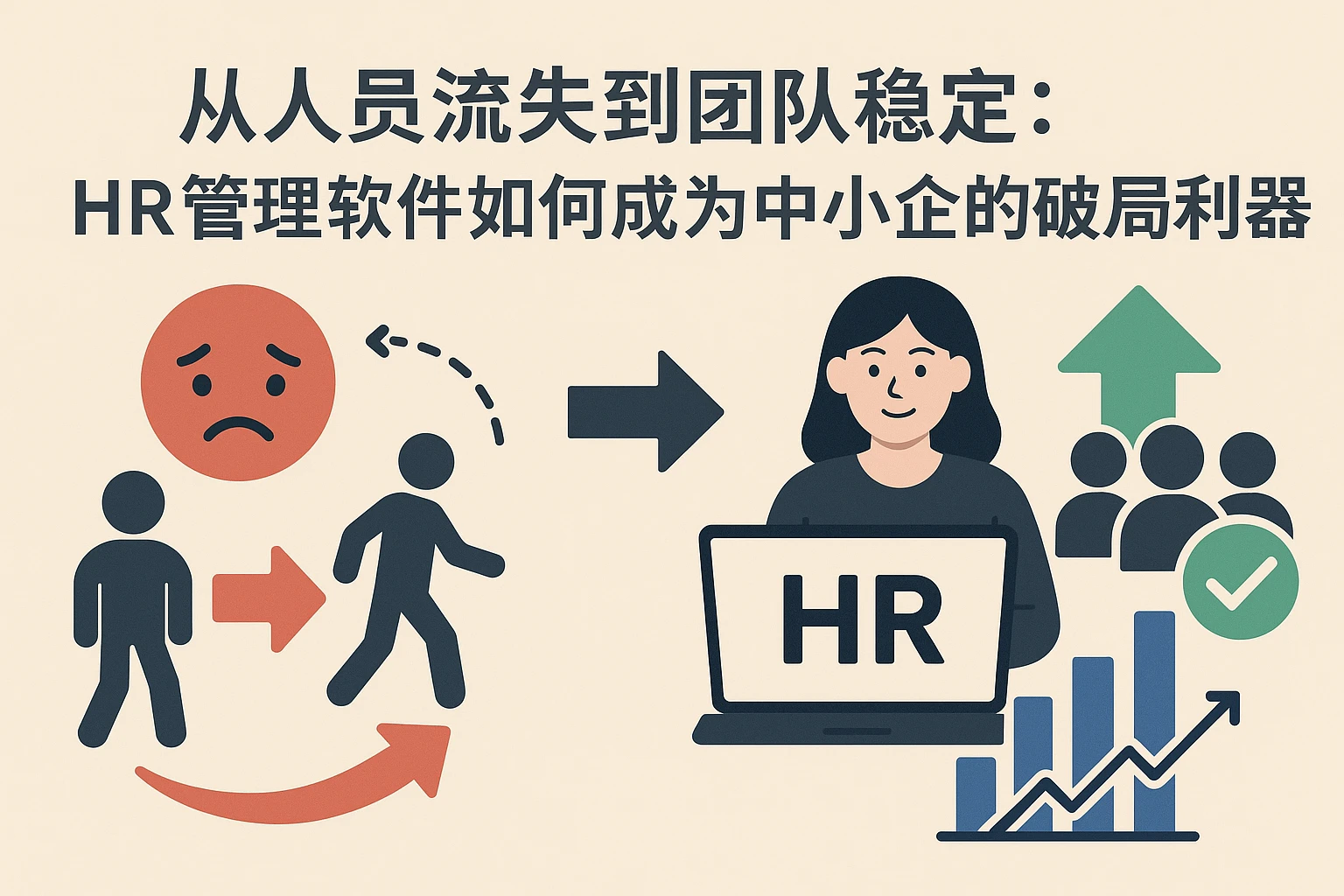 从人员流失到团队稳定：HR管理软件如何成为中小企的破局利器