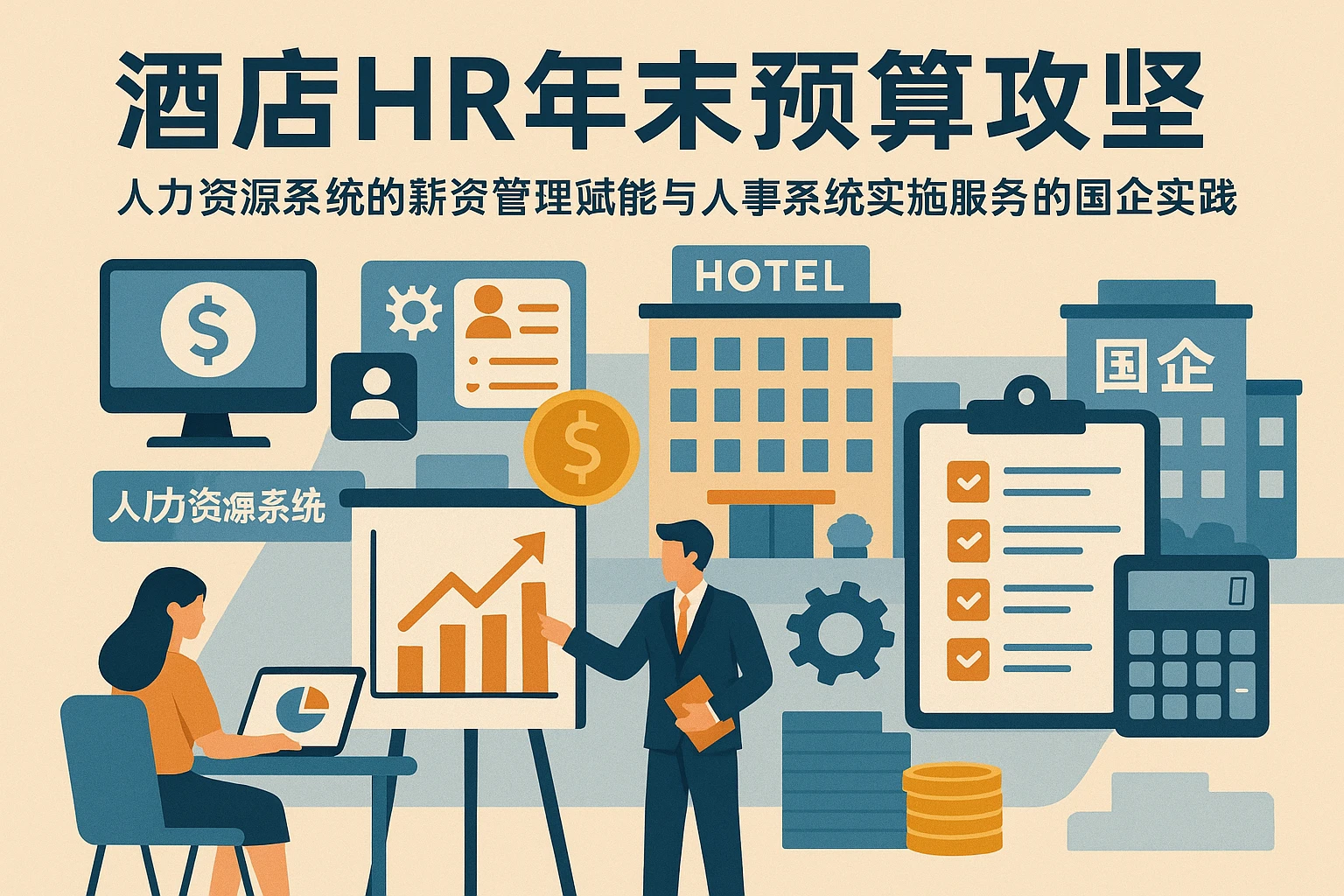 酒店HR年末预算攻坚：人力资源系统的薪资管理赋能与人事系统实施服务的国企实践