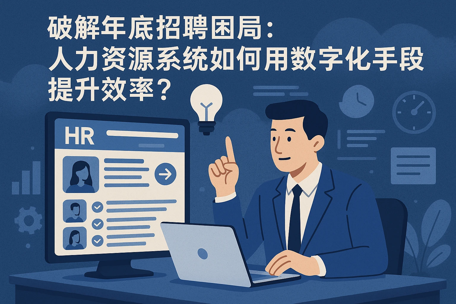 破解年底招聘困局：人力资源系统如何用数字化手段提升效率？