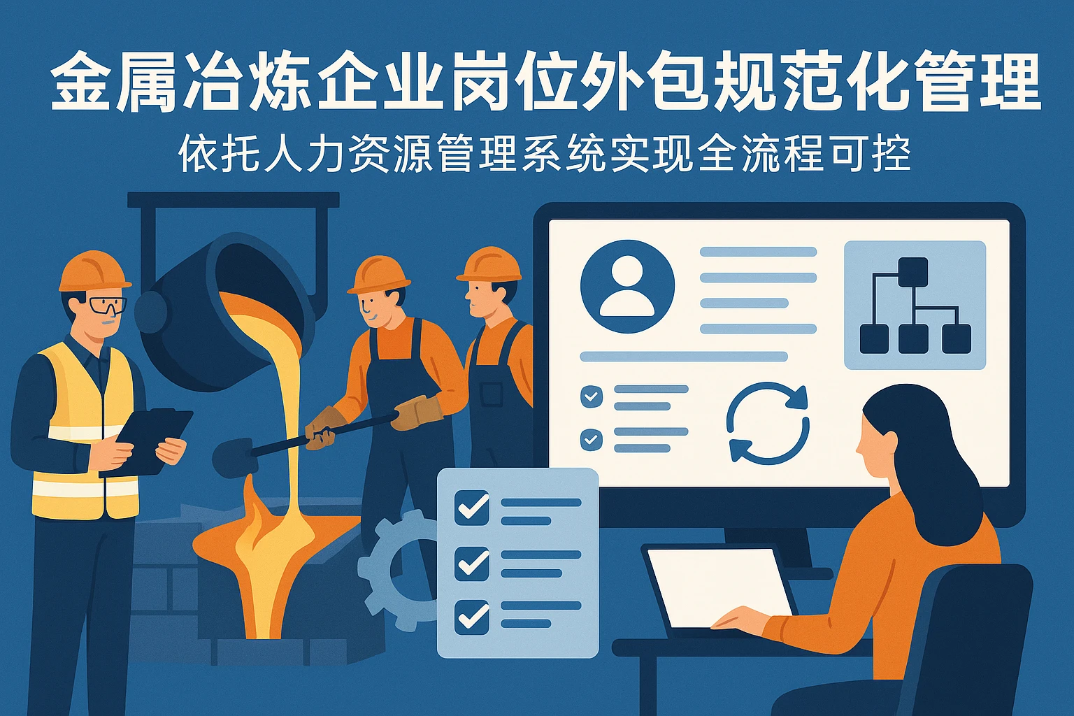 金属冶炼企业岗位外包规范化管理：依托人力资源管理系统实现全流程可控