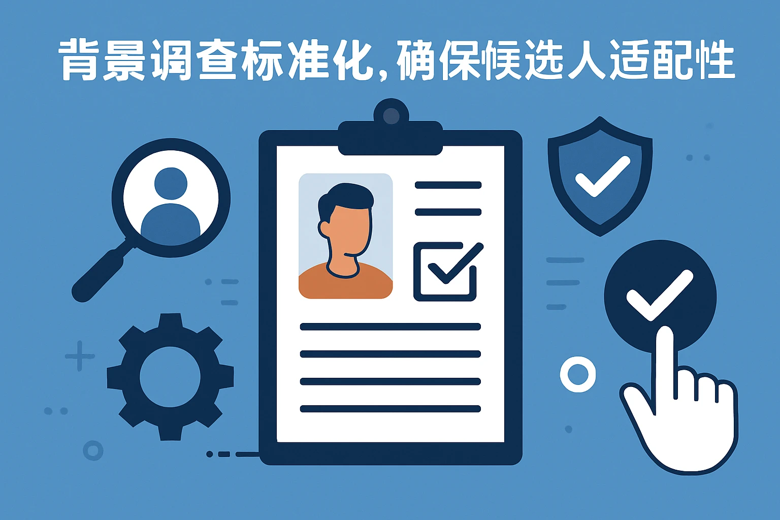 2. 背景调查标准化，确保候选人适配性