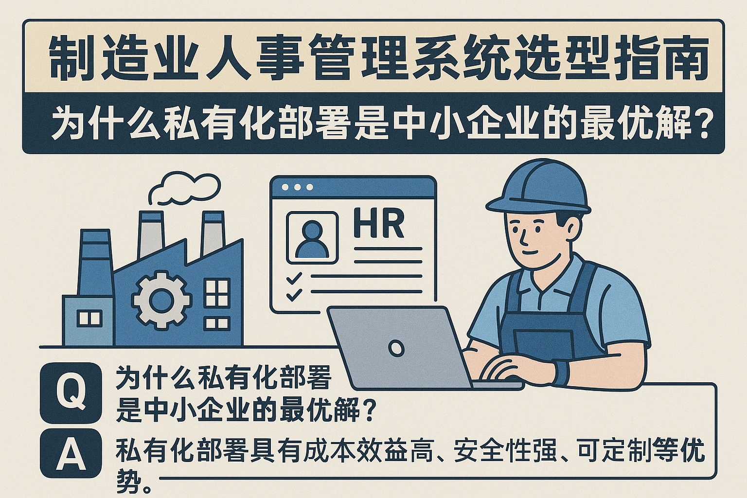 制造业人事管理系统选型指南：为什么私有化部署是中小企业的最优解？