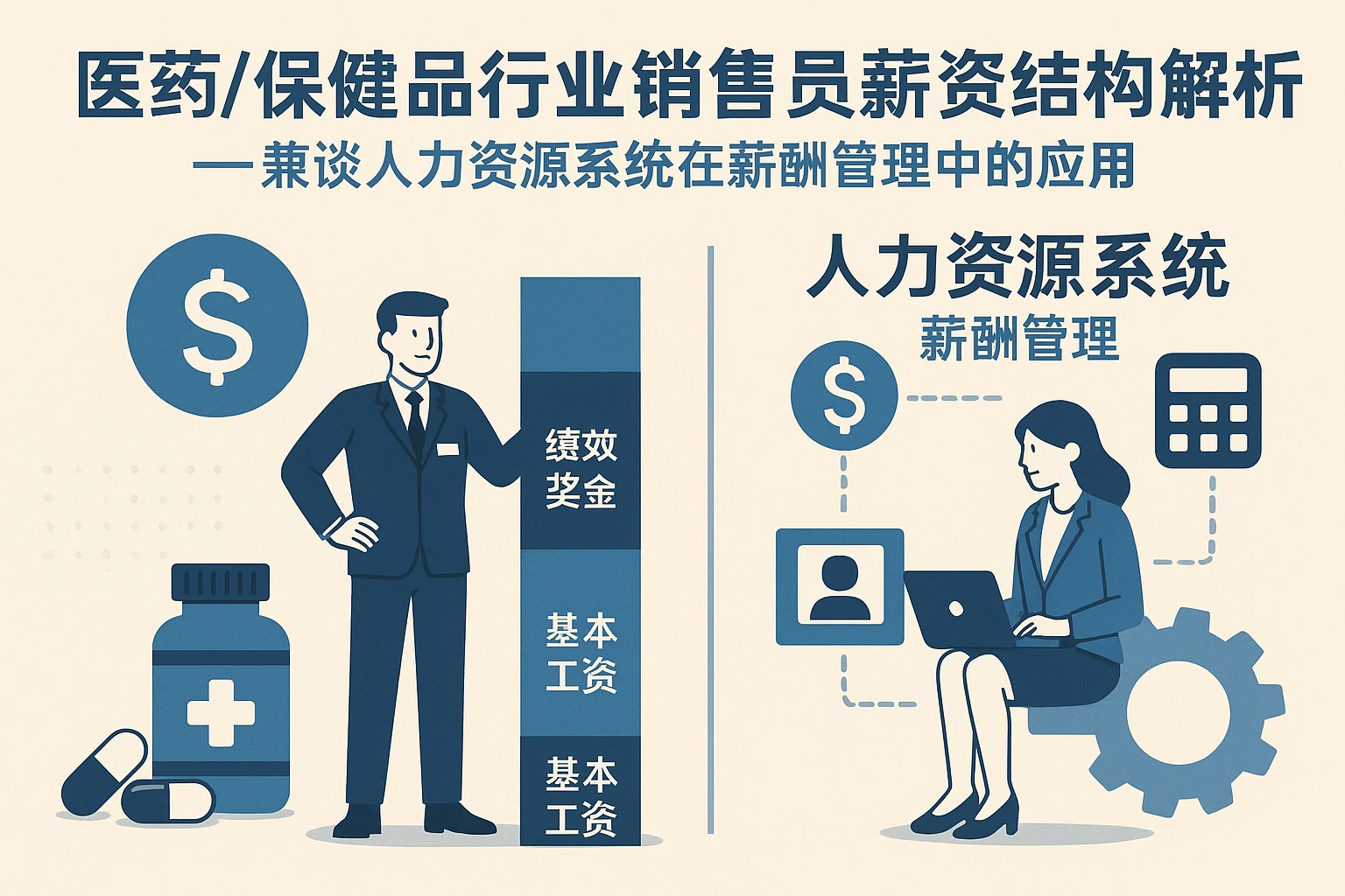 医药/保健品行业销售员薪资结构解析——兼谈人力资源系统在薪酬管理中的应用