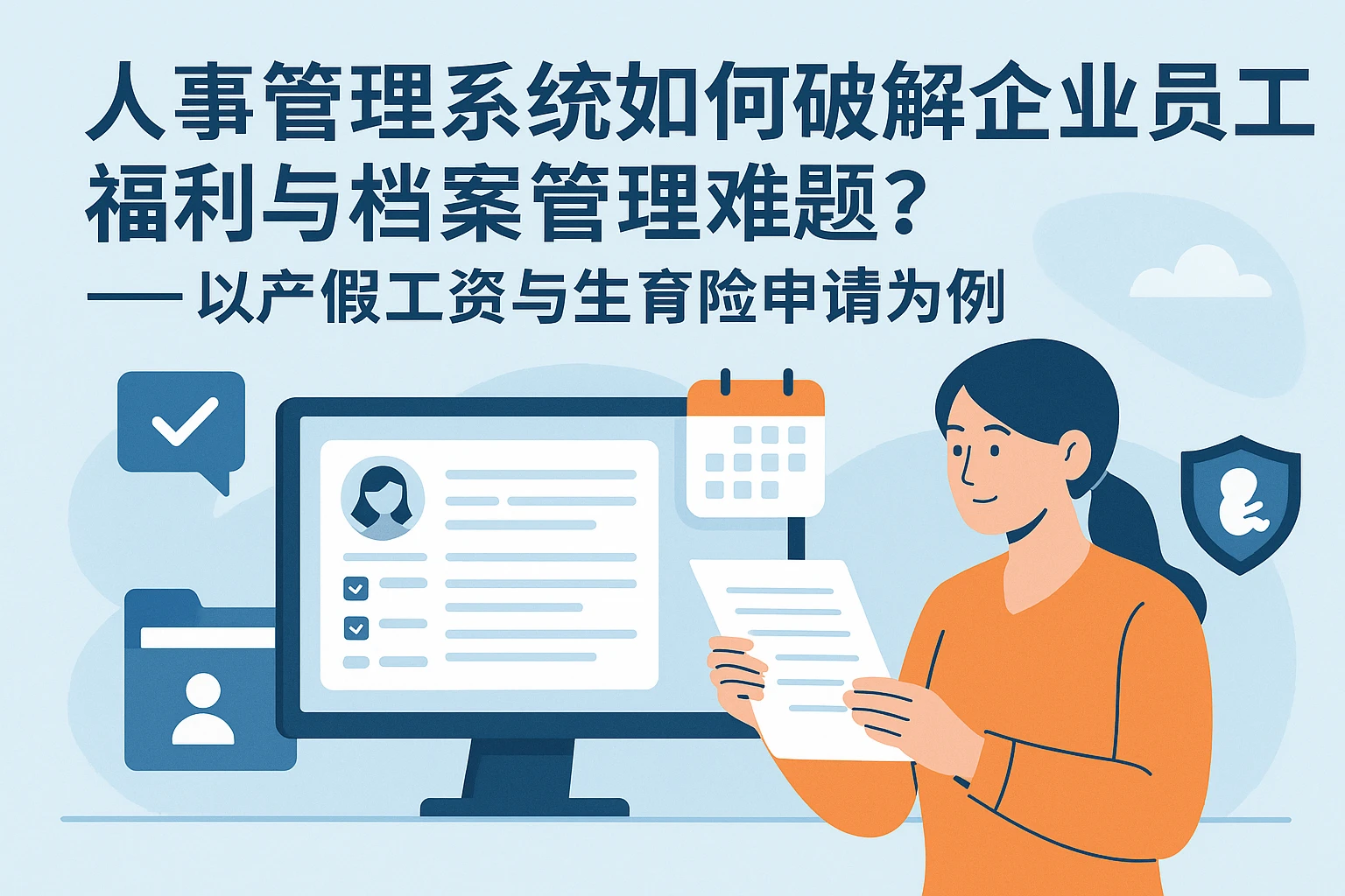 人事管理系统如何破解企业员工福利与档案管理难题？——以产假工资与生育险申请为例