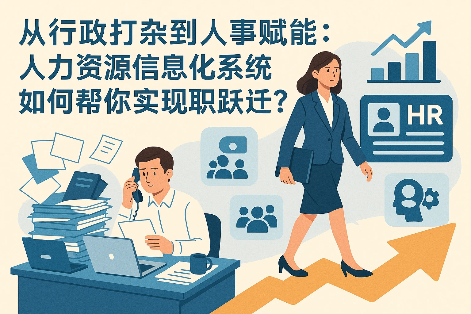 从行政打杂到人事赋能：人力资源信息化系统如何帮你实现职业跃迁？