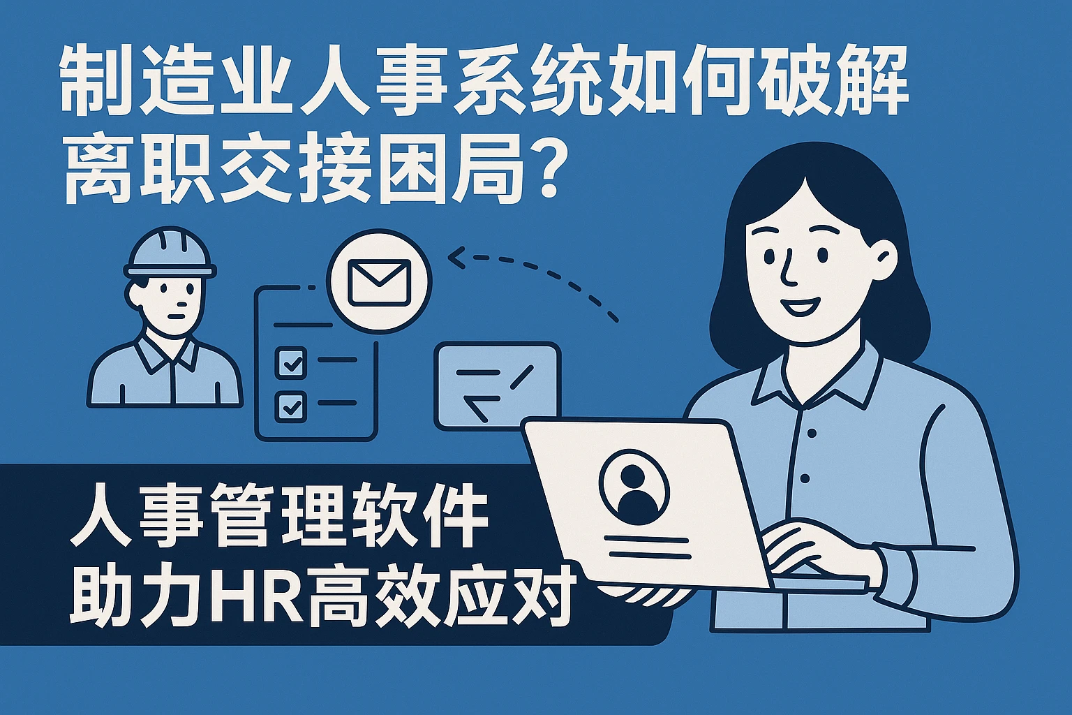 制造业人事系统如何破解离职交接困局？人事管理软件助力HR高效应对