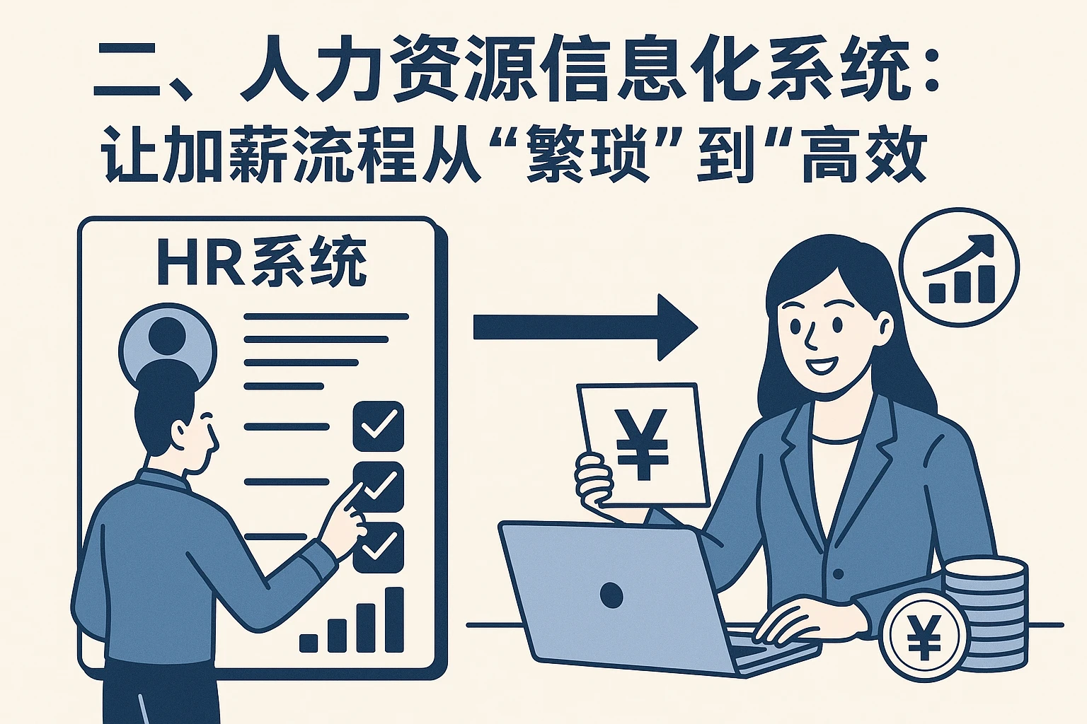 二、人力资源信息化系统：让加薪流程从“繁琐”到“高效”