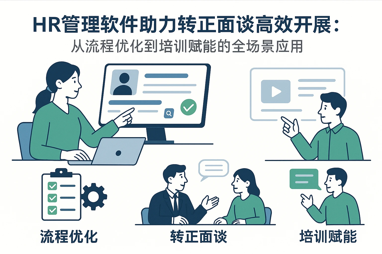 HR管理软件助力转正面谈高效开展：从流程优化到培训赋能的全场景应用